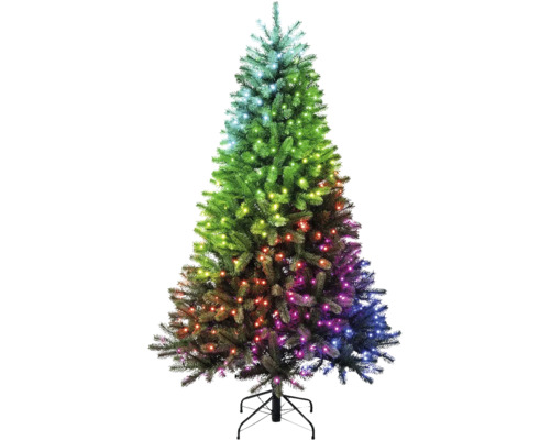 LED-Lichterbaum Schwarz Klein mit Glimmereffekt - Baum beleuchtet für  Außen, künstlicher Baum beleuchtet, Lichterbaum Glitzereffekt,  Weihnachtsdeko für den Garten, LED Lichterbaum Außen, LED-Baum, Lichtbaum