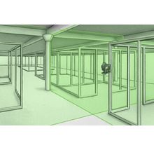 Kreuzlinienlaser Laserliner MasterPlane-Laser 3G Plus 360°