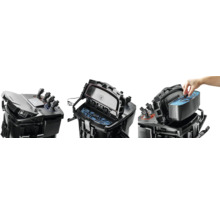 Aquarium-Außenfilter Aquael HYPERMAX Aussenfilter für Aquarien bis ca. 1800l, Förderleistung elektronisch regelbar bis 4500 l/h,sehr leise, 18 - 36 W, 24 -V- Spannung, Filtervolumen 15,9 l + Vorfilter, schwarz-thumb-4