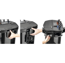 Aquarium-Außenfilter Aquael HYPERMAX Aussenfilter für Aquarien bis ca. 1800l, Förderleistung elektronisch regelbar bis 4500 l/h,sehr leise, 18 - 36 W, 24 -V- Spannung, Filtervolumen 15,9 l + Vorfilter, schwarz-thumb-5