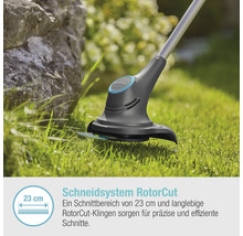Akku Trimmer GARDENA P4A Smallcut 23/18V ohne Akku und Ladegerät
