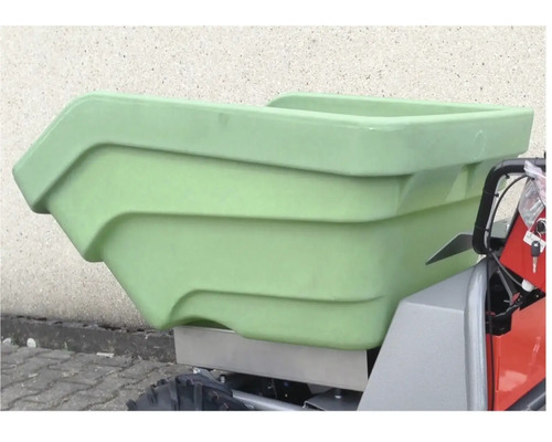 Transportwanne aus Kunststoff für einen Aufsitzmäher