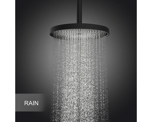 Regendusche mit Wasserstrahl