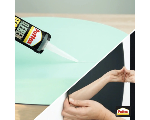 Pattex Montagekleber Kartusche bei der Anwendung