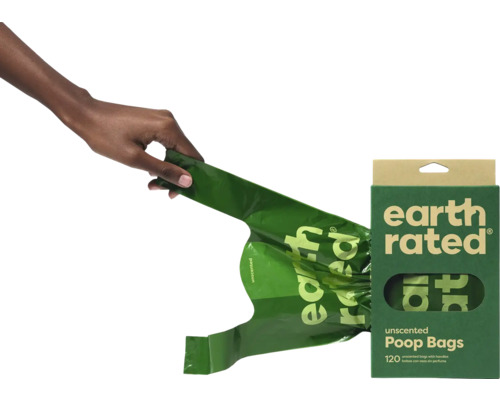 Earth Rated Hundekotbeutel, 120 Stück, ohne Duft