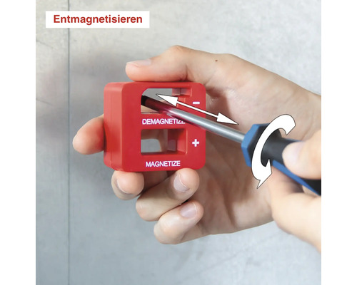 Demagnetisierer und Magnetisierer mit Schraubendreher