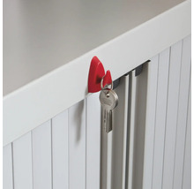 Hakenmagnet Industrial Neodym 32x24 mm rot 2 Stück
