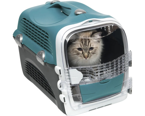Transportbox für Katzen mit Katze