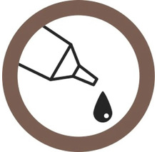 Symbol für Tropfenanwendung