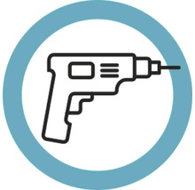 Symbol Bohrmaschine