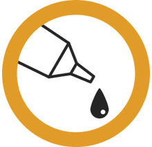 Symbol für Klebstofftropfen