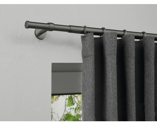 Deco Window Ausziehbare Gardinenstange – 45,7–111,8 Cm Verstellbar, Mit Cambria-Endstücken, Weiß