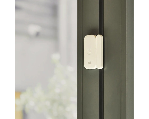 Türkontakt für Alarmanlage am Fensterrahmen montiert