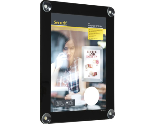 Securit Fensterdisplay A4 zur Schaufensterwerbung