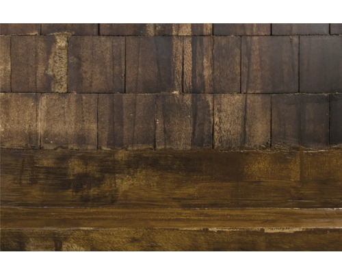Nahaufnahme von Dachschindeln aus Holz