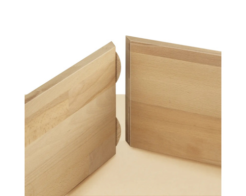 Holzplatten mit Verbindungsstücken für Möbelbau