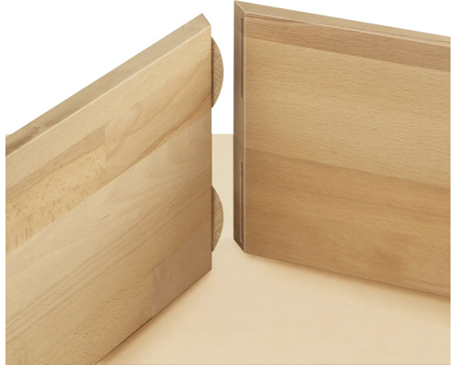 Holzplatten mit Steckverbindungen für Möbelbau