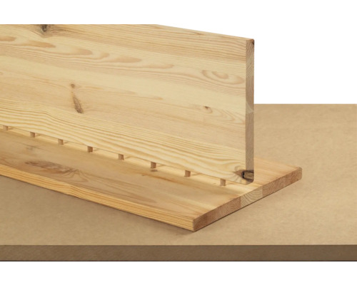 Holzplatte mit Nut-Feder-Verbindung