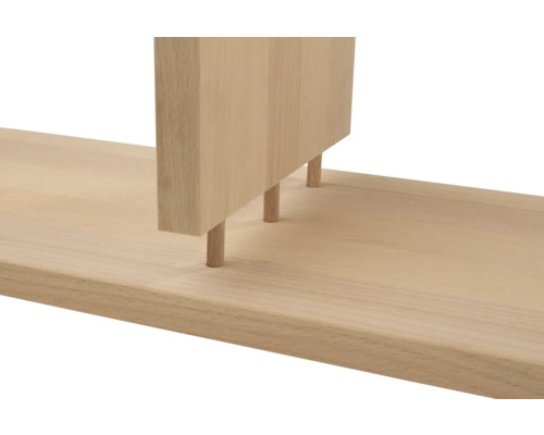 Holzregal mit Steckverbindung
