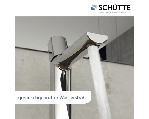 Schütte Wasserhahn mit laufendem, geräuschgeprüftem Wasserstrahl
