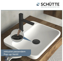 SCHÜTTE Waschtischarmatur NEW YORK schwarz matt 33616