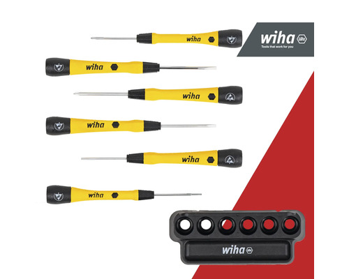 Wiha Feinmechaniker Schraubendreher Set mit Halter