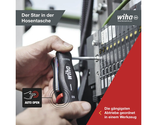 Wiha PocketStar Schraubendreher im Einsatz
