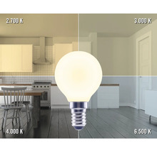 FLAIR LED Kerzenlampe dimmbar C35 E14/4W(40W) 470 lm 2700 K warmweiß klar-thumb-2
