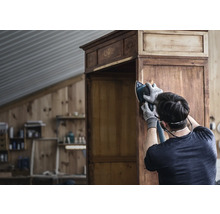 Schleifblatt für Multischleifer Bosch, 100x150 mm, Korn 80/120/180, Ungelocht, 10 Stück
