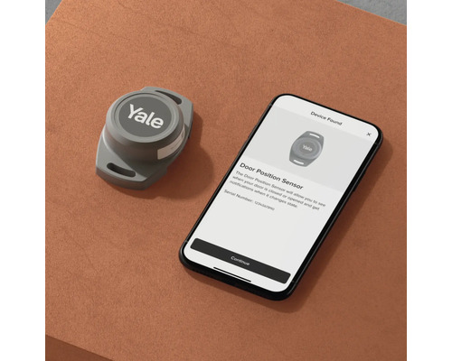 Yale Türpositionssensor mit Smartphone-Anzeige