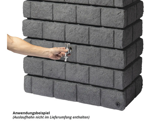 Regenwassertank mit Wasserhahn