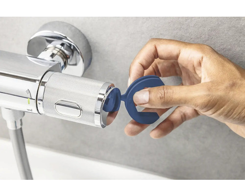 Thermostatarmatur mit Temperaturbegrenzer Installation