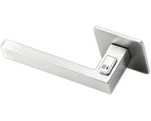 Türgriff aus Edelstahl mit Schlossanzeige