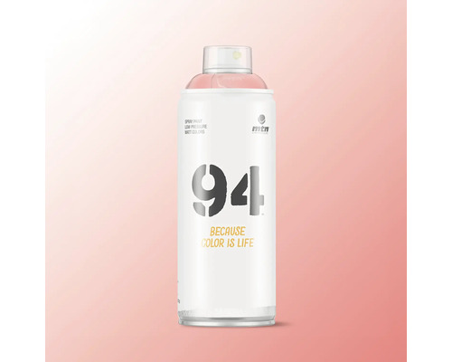 Sprühfarbe in einer weißen Dose mit der Aufschrift 94