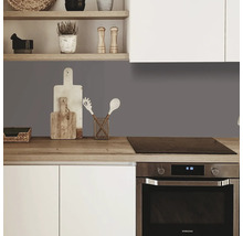 Küchenrückwand mySpotti Profix Telegrau 2 270 x 60 cm PX-27060-RAL7046-HB