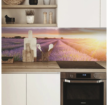 Küchenrückwand mySpotti Profix Provence Lavendelfeld 270 x 60 cm PX-27060-1889-HB