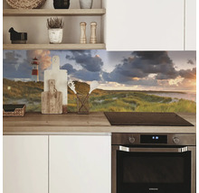 Küchenrückwand mySpotti Profix Leuchtturmpanorama 270 x 60 cm PX-27060-1890-HB