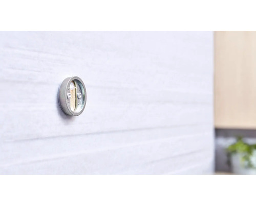 Exzenterverbinder an Möbelstück