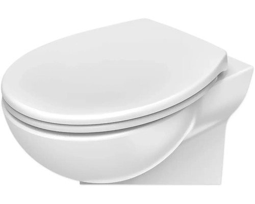 Wand-Tiefspülklosett mit WC-Sitz