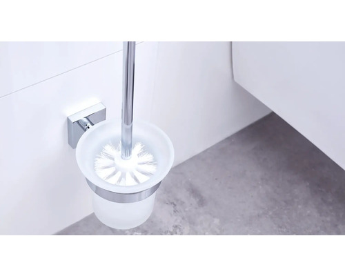 Toilettenbürste mit Halterung zur Wandmontage