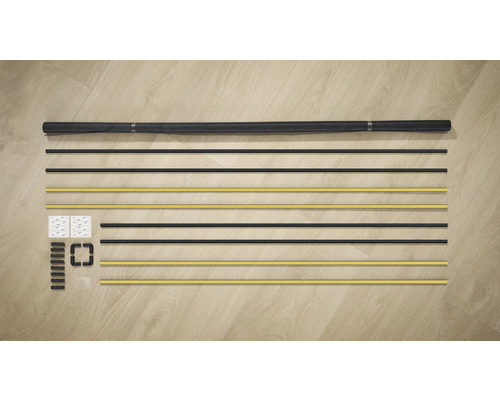 Insektenschutzrollo mit Zubehör zur Montage