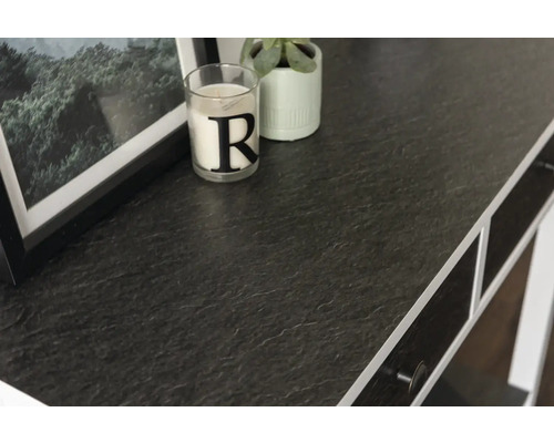 d-c-fix® Klebefolie Steindekor Slate matt schwarz 45x200 cm