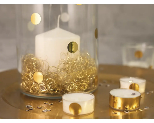  DecoMeister Klebefolien in Gold-Optik Goldblechlfolien