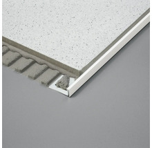 Winkel-Abschlussprofil Durosol Aluminium 250 cm Höhe 12,5 mm