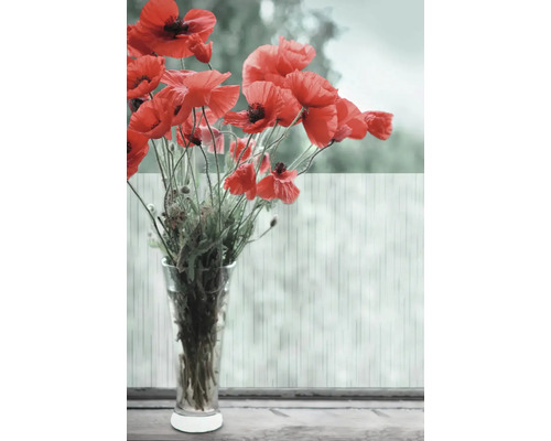 Strauß Mohnblumen in einer Glasvase
