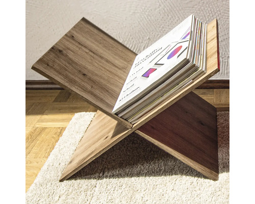 Holz Buchständer mit Buch