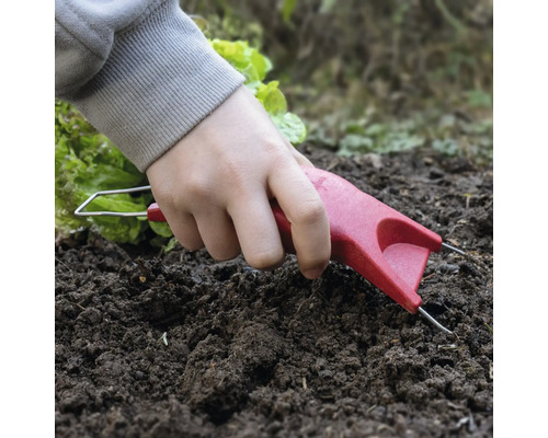 Gartenwerkzeug zum Jäten von Unkraut im Boden