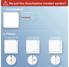 Duschtür in Nische Schulte Davita Glasart Dezent inkl. Aufmaß, Anlieferung, Montage und Schmutzabweisender Glasbeschichtung-thumb-2