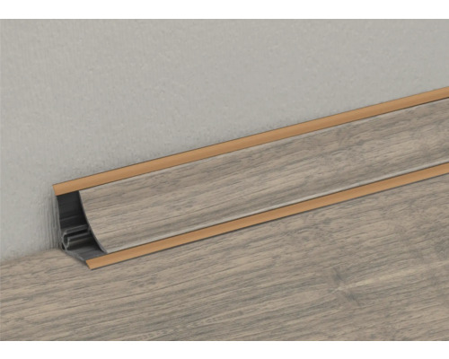 Sockelleiste mit Holzstruktur zur Wandbefestigung