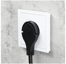 Steckdose mit Schutzkontaktstecker